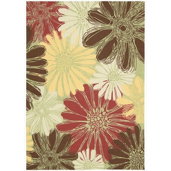 Nourison Nourison 11257 Home & Garden Area Rug Collection Green 10 ft x 13 ft Rectangle 99446112576 - main